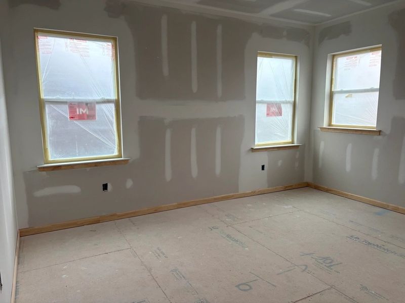 Primary Bed featuring the AW Collection® Harmony - Relaxed elegance with soft, neutral tones.