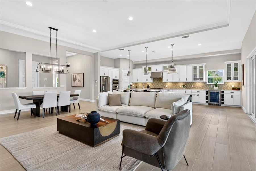 Furnished interior view inside a new home in , Venice (Image 19).