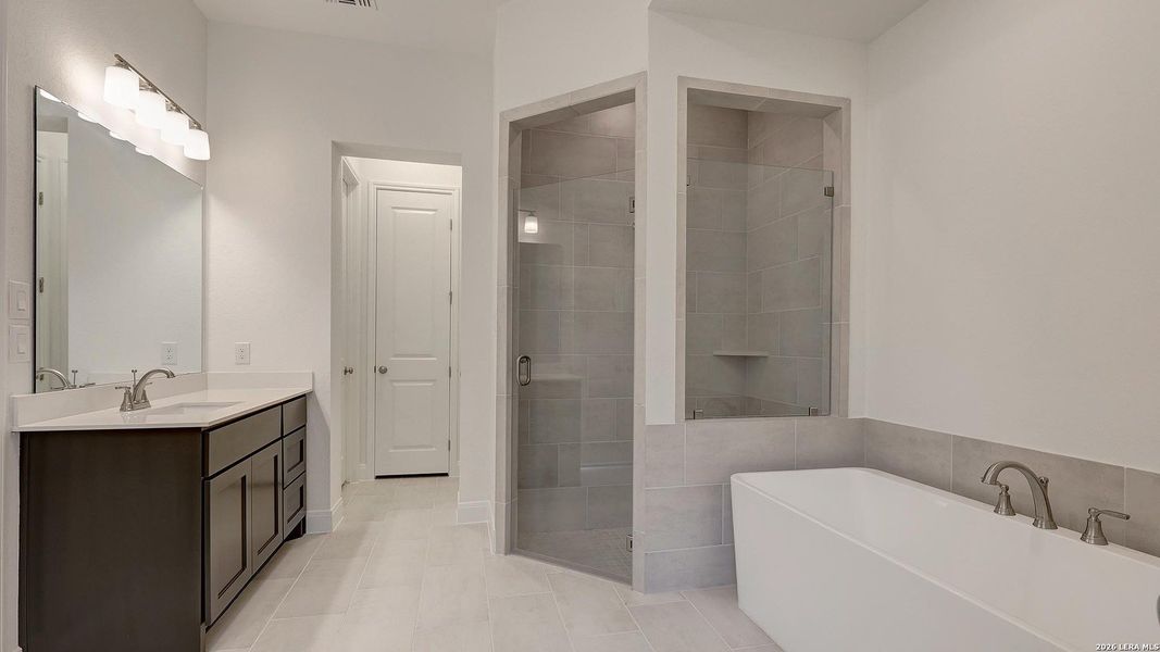 Furnished interior view inside a new home in Kallison Ranch, San Antonio (Image 6).