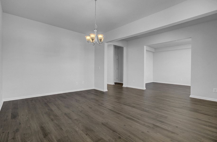 Spacious, unfurnished interior of a new home in Heron's Walk at Summers Corner, Summerville (Image 26).