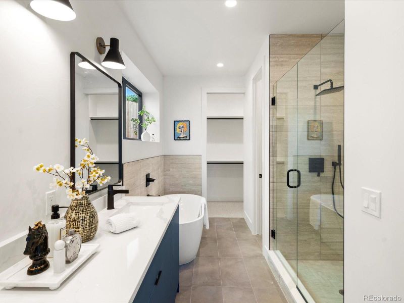 Furnished interior view inside a new home in , Denver (Image 6).