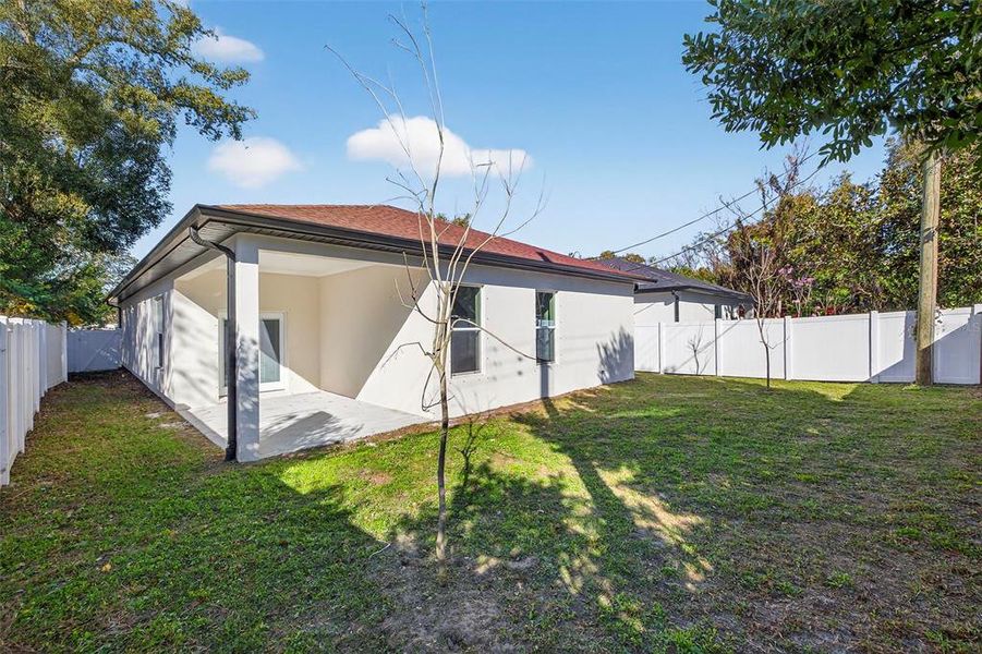 Exterior details and patio area of a home in , Tampa (Image 4). Exterior details and patio area of a home in , Tampa (Image 4).