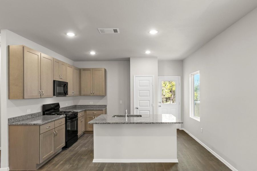 Furnished interior view inside a new home in Cloverleaf, Austin (Image 12).
