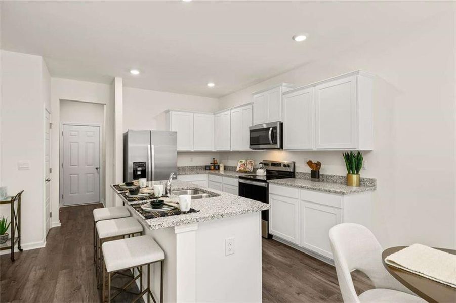 Furnished interior view inside a new home in Inverness at Sugarloaf, Lawrenceville (Image 14).