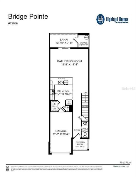 2D floor plan layout of this home in , St. Cloud, FL (Image 3).