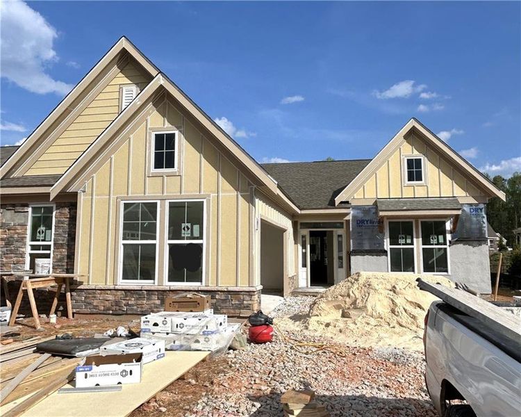 In-progress construction of a new home in Laurel Farms, Dallas, GA (Image 5).