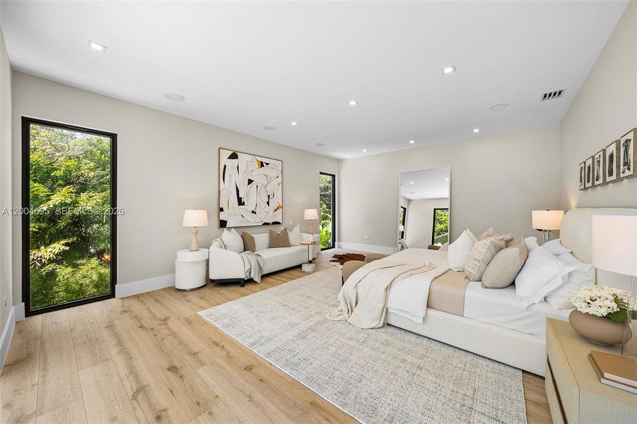 Furnished interior view inside a new home in , Miami (Image 12).