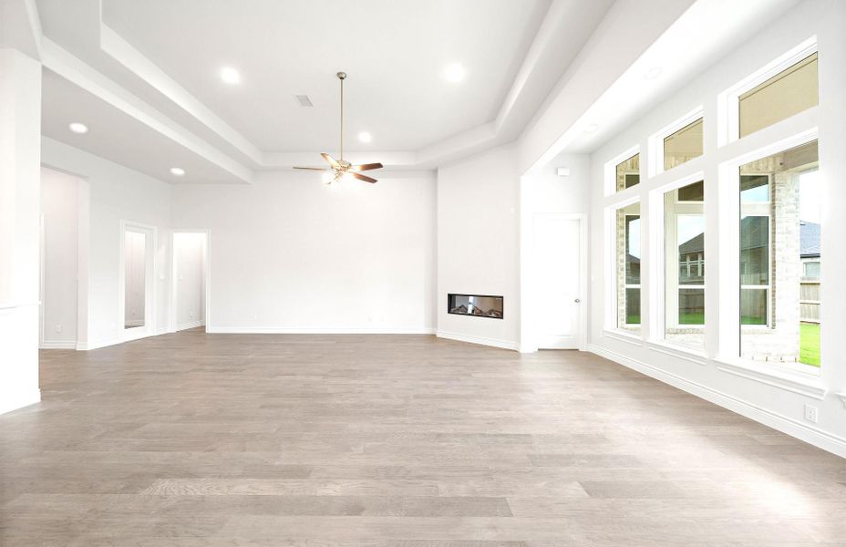 Spacious, unfurnished interior of a new home in Audubon 60′, Magnolia (Image 41).