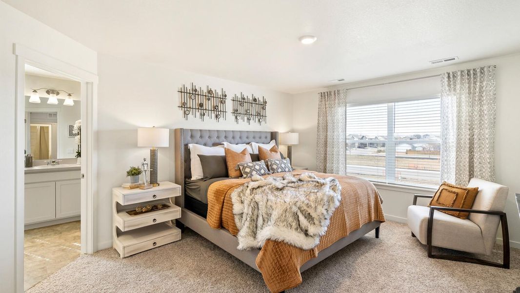 Furnished interior view inside a new home in Tailholt, Severance (Image 24). Furnished interior view inside a new home in Tailholt, Severance (Image 24).