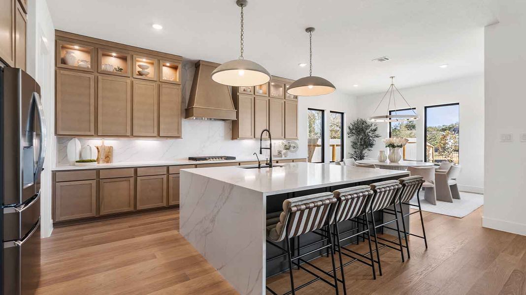 Representative furnished interior of a home built from the Positano by D.R. Horton in Friendswood Trails, Friendswood (Image 7).