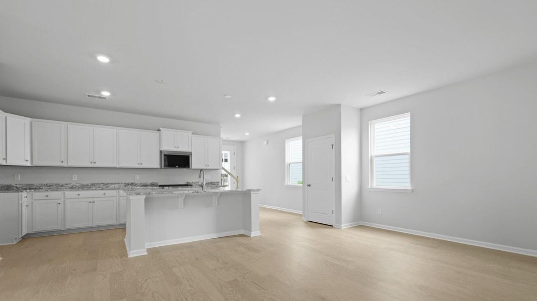 Furnished interior view inside a new home in Founders Corner, Summerville (Image 4). Furnished interior view inside a new home in Founders Corner, Summerville (Image 4).