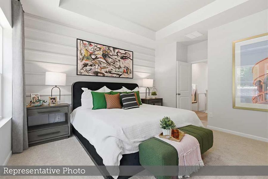 Furnished interior view inside a new home in Westwood Reserve, Charlotte (Image 4).