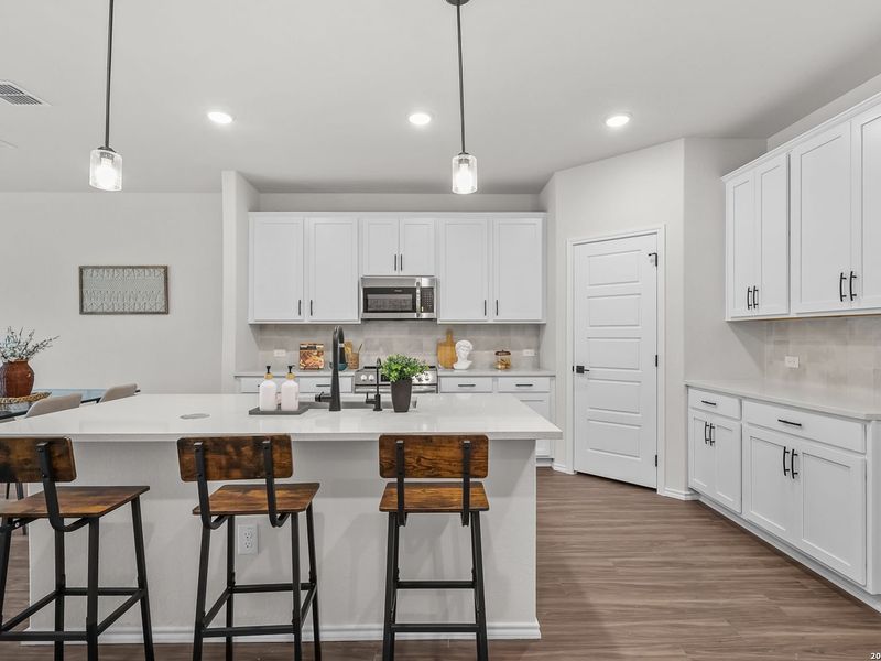 Furnished interior view inside a new home in Royal Crest, San Antonio (Image 12).