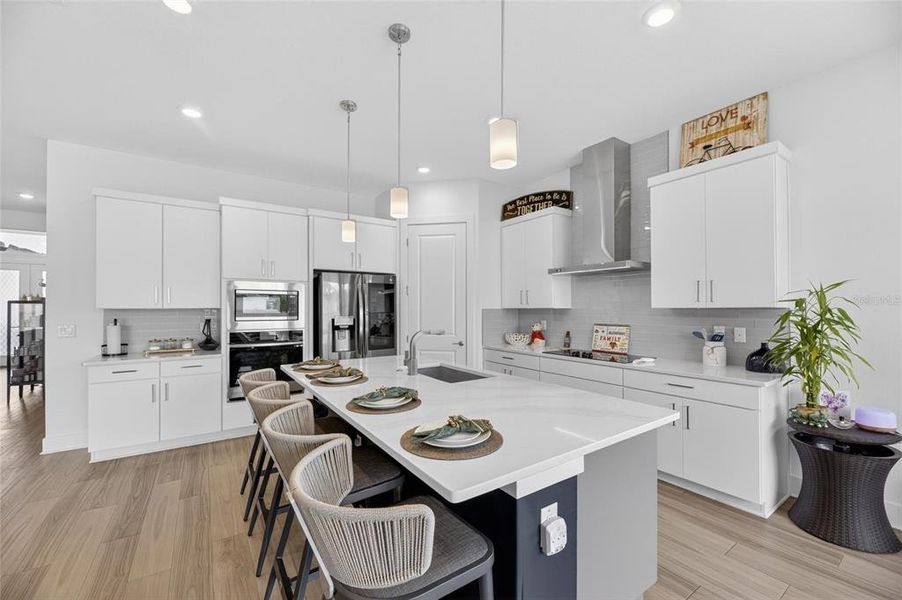 Furnished interior view inside a new home in Robin's Cove at Epperson, Wesley Chapel (Image 14).