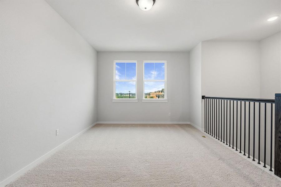 Spacious, unfurnished interior of a new home in Wolf Ranch, Georgetown (Image 33). Spacious, unfurnished interior of a new home in Wolf Ranch, Georgetown (Image 33).