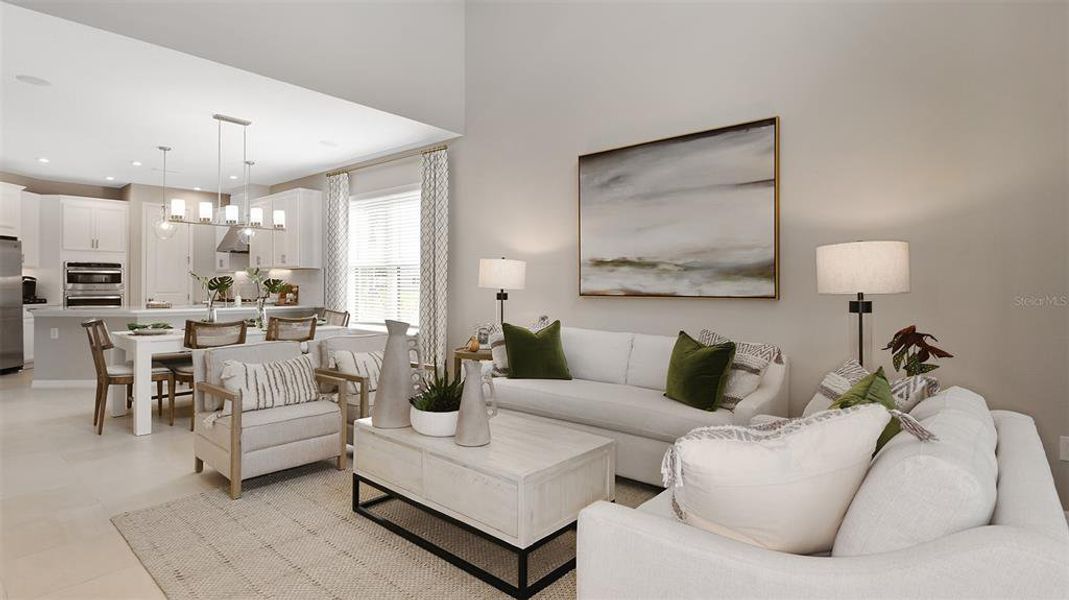 Furnished interior view inside a new home in Lochside, Mount Dora (Image 14). Furnished interior view inside a new home in Lochside, Mount Dora (Image 14).