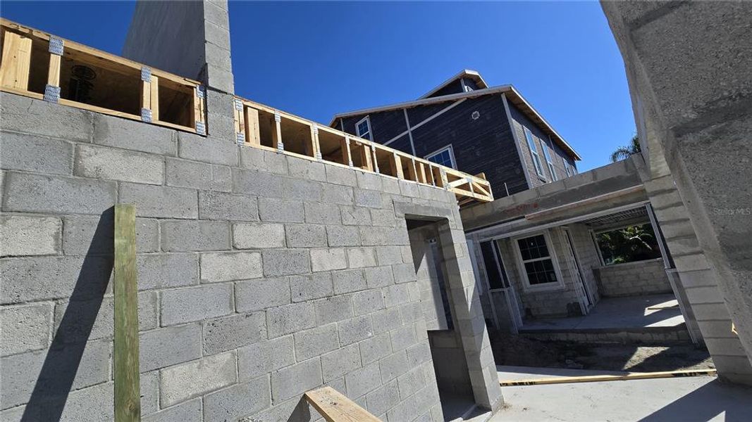 In-progress construction of a new home in , St. Petersburg, FL (Image 23).