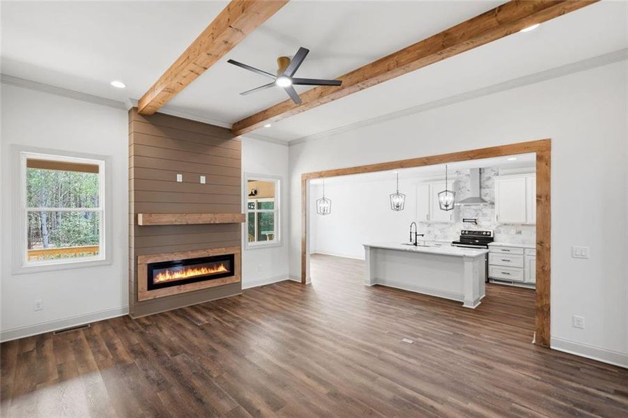 Spacious, unfurnished interior of a new home in , Dawsonville (Image 40).