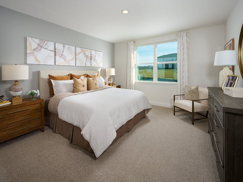 Furnished interior view inside a new home in The Reserve at Hammock Oaks - Signature Series, Lady Lake (Image 8).