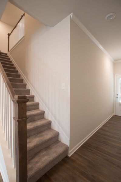 Representative unfurnished interior of a home built from the Turner by Piedmont Residential in Owen Preserve, Canton (Image 7).