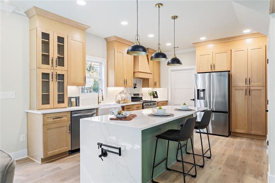 Furnished interior view inside a new home in , Decatur (Image 17).