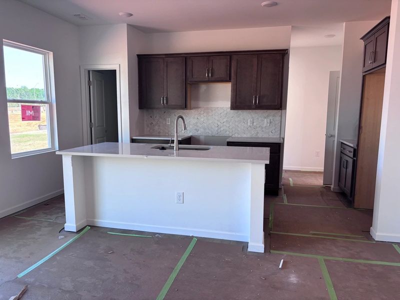 In-progress construction of a new home in Middleton Farms, Middlesex, NC (Image 16).