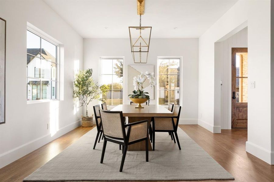 Furnished interior view inside a new home in , Dallas (Image 18). Furnished interior view inside a new home in , Dallas (Image 18).