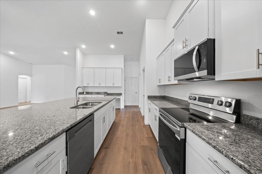 Representative furnished interior of a home built from the The Newport by Avtec Homes in Palm Bay & South Brevard, Palm Bay (Image 6).