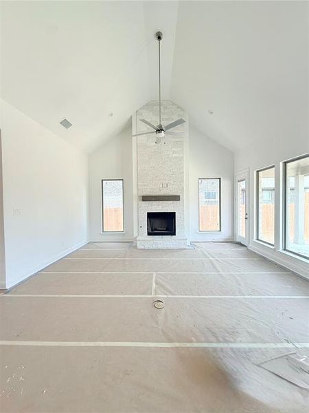 In-progress construction of a new home in , Burleson, TX (Image 21).