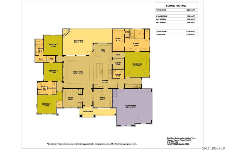 2D floor plan layout of this home in , La Vernia, TX (Image 3).