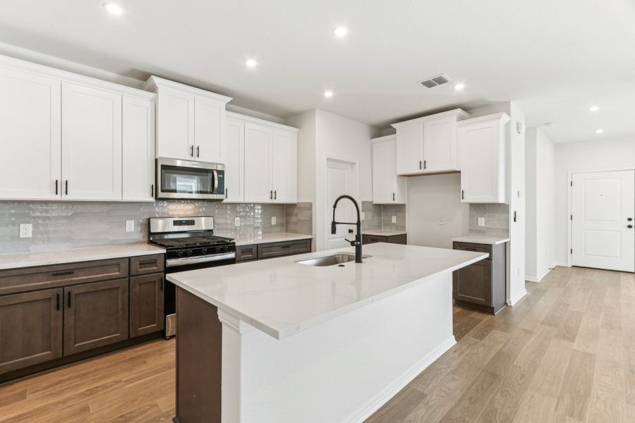 Furnished interior view inside a new home in Porter Country, Buda (Image 10). Furnished interior view inside a new home in Porter Country, Buda (Image 10).