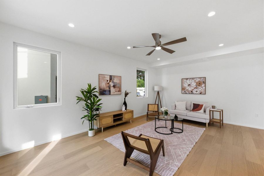 Furnished interior view inside a new home in , Austin (Image 16).