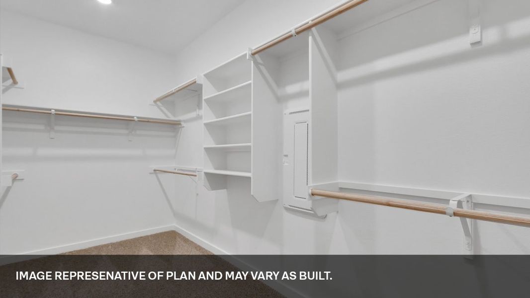 Spacious, unfurnished interior of a new home in Rosenbusch Ranch, Leander (Image 32). Spacious, unfurnished interior of a new home in Rosenbusch Ranch, Leander (Image 32).