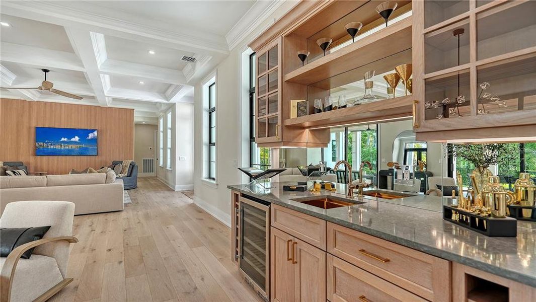 Furnished interior view inside a new home in , Sarasota (Image 14).