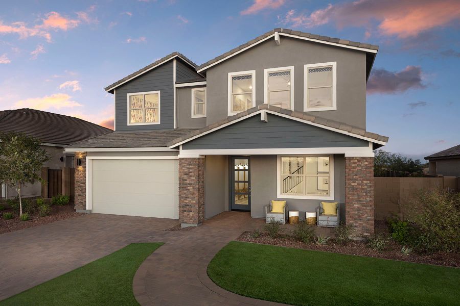 Representative exterior photo of a completed home built from the Lagoon by Mattamy Homes in Tierra Vistoso, Surprise, AZ (Image 24).