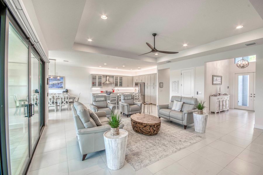 Furnished interior view inside a new home in , Port St. Lucie (Image 16).