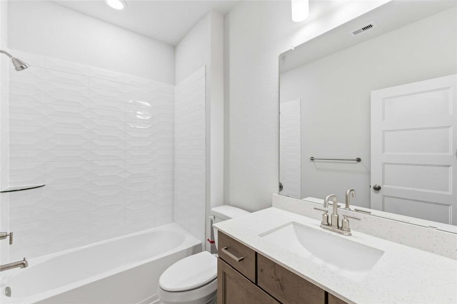 Furnished interior view inside a new home in Elyson, Katy (Image 5).