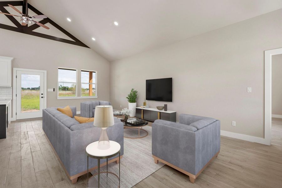 Furnished interior view inside a new home in , Franklin (Image 13).