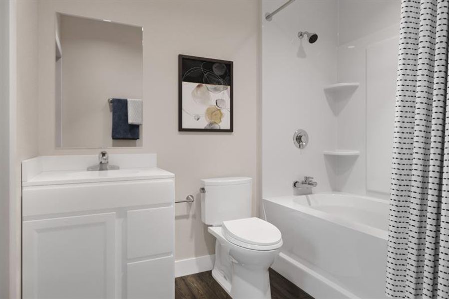 Representative furnished interior of a home built from the Henry by Ryan Homes in Colonial Village, Edenton (Image 6).