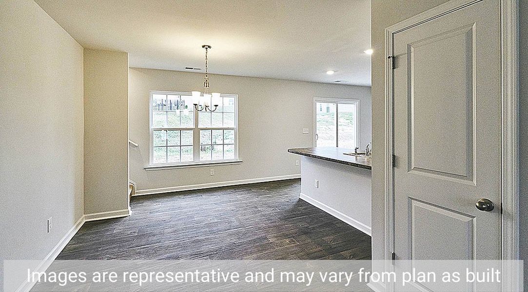 Representative unfurnished interior of a home built from the Brandon by D.R. Horton in Fishel Village, Winston-Salem (Image 24). Representative unfurnished interior of a home built from the Brandon by D.R. Horton in Fishel Village, Winston-Salem (Image 24).