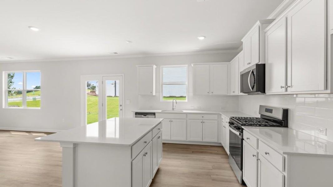 Furnished interior view inside a new home in Liberty Crossing, Braselton (Image 9).
