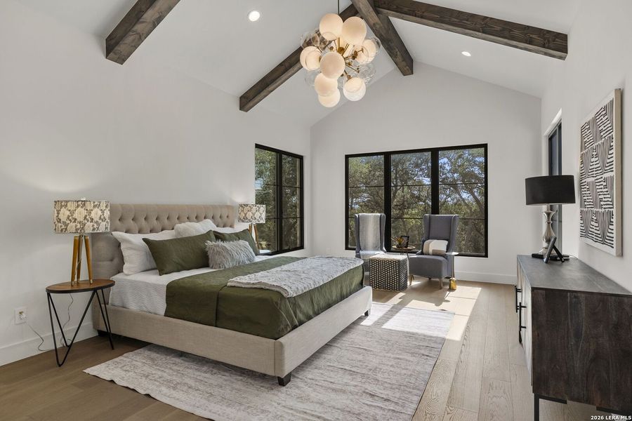 Furnished interior view inside a new home in , Spring Branch (Image 31).