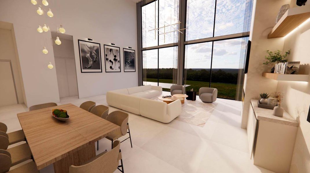 Furnished interior view inside a new home in , Dania Beach (Image 15).