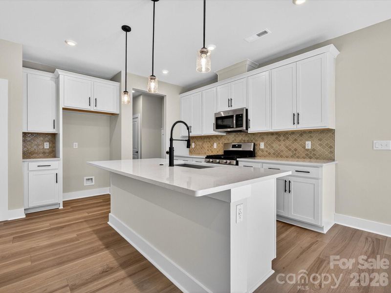 Chef Inspired Kitchen with Large Island