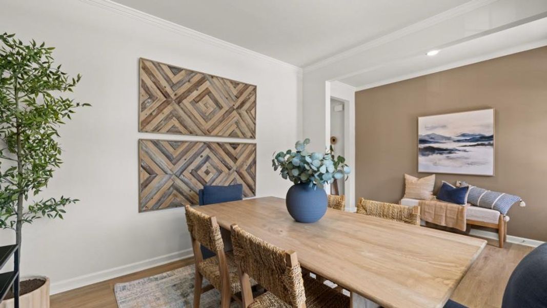 Furnished interior view inside a new home in South Wind, Union City (Image 9).