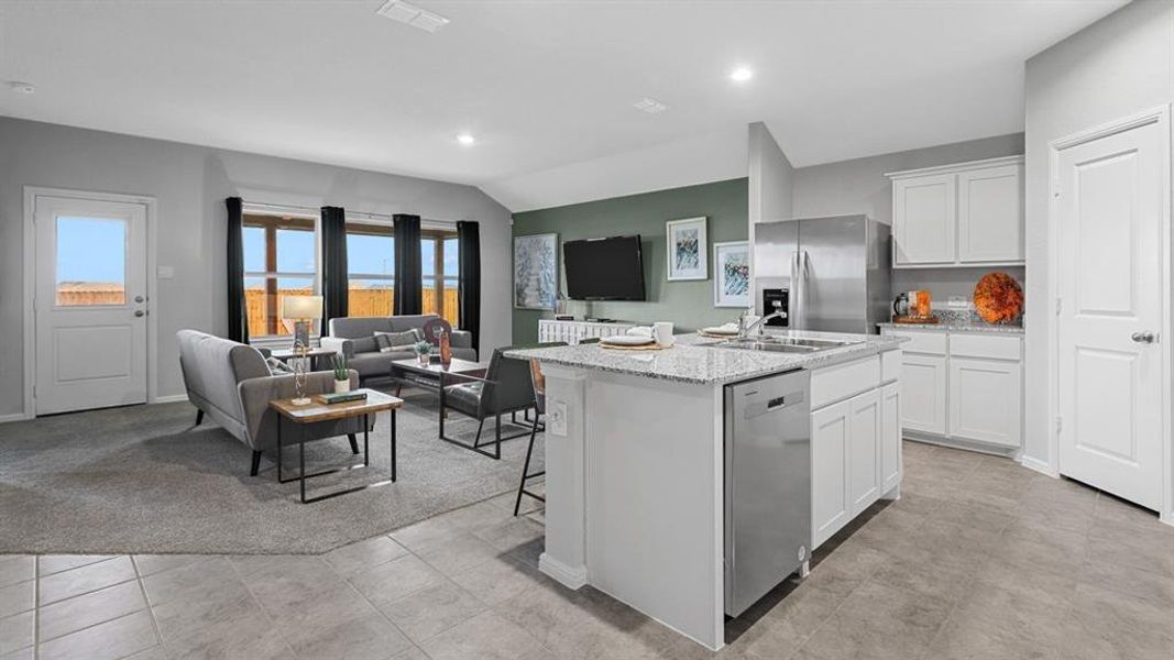 Furnished interior view inside a new home in Rosewood at Beltmill, Fort Worth (Image 31). Furnished interior view inside a new home in Rosewood at Beltmill, Fort Worth (Image 31).