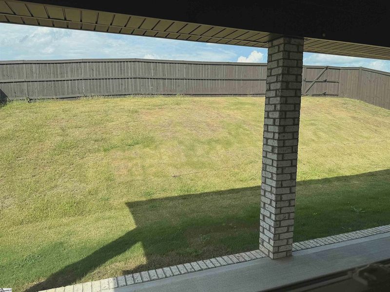 Exterior details and patio area of a home in Bracken Woods, Piedmont (Image 2). Exterior details and patio area of a home in Bracken Woods, Piedmont (Image 2).