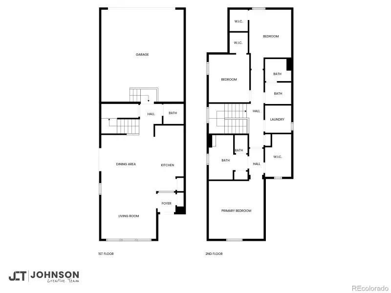 2D floor plan layout of this home in The Aurora Highlands Horizon Collection, Aurora, CO (Image 7).