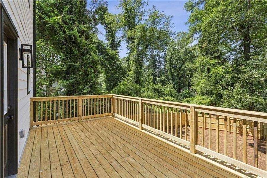 Exterior details and patio area of a home in , Atlanta (Image 2).