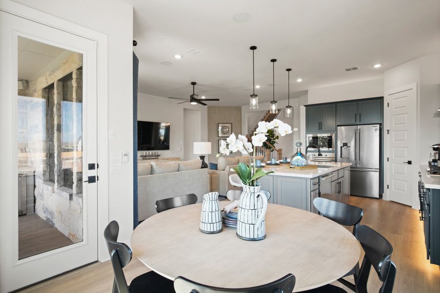 Furnished interior view inside a new home in La Cima 50', San Marcos (Image 38).